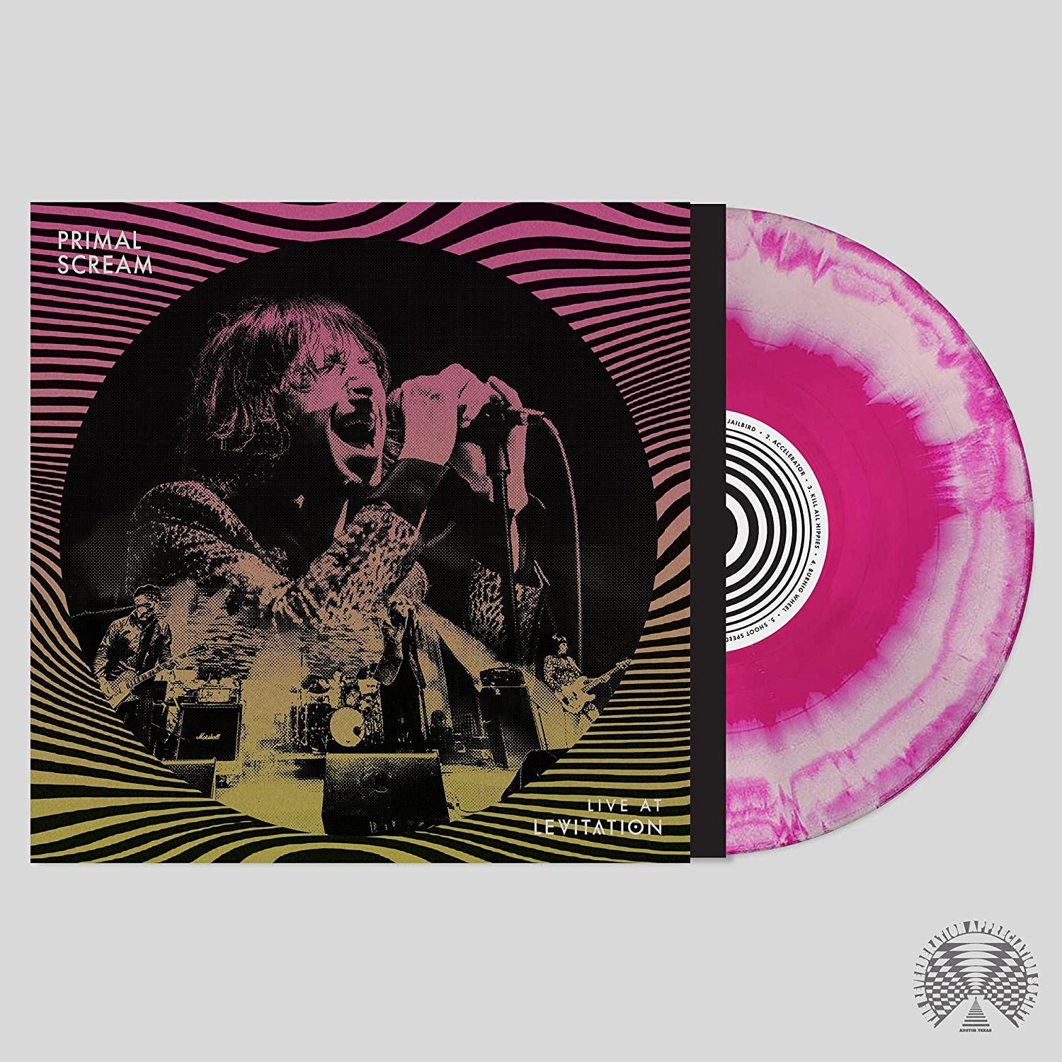 Primal Scream Live At Levitation (Pink Swirl Vinyl)