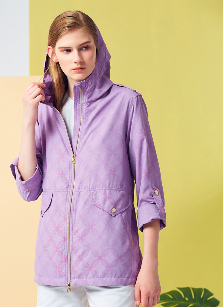 ST.MALO荷蘭TANATEX UPF50+超跑溫感顯影防曬外套-2119WJ-粉嫩紫-XL號