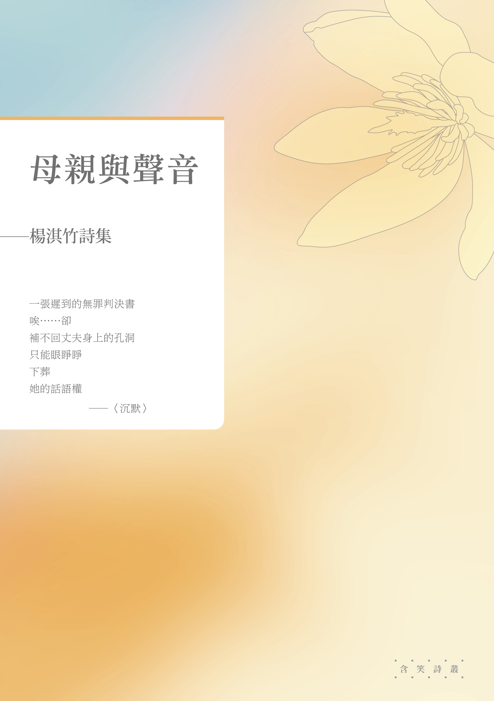 母親與聲音: 楊淇竹詩集