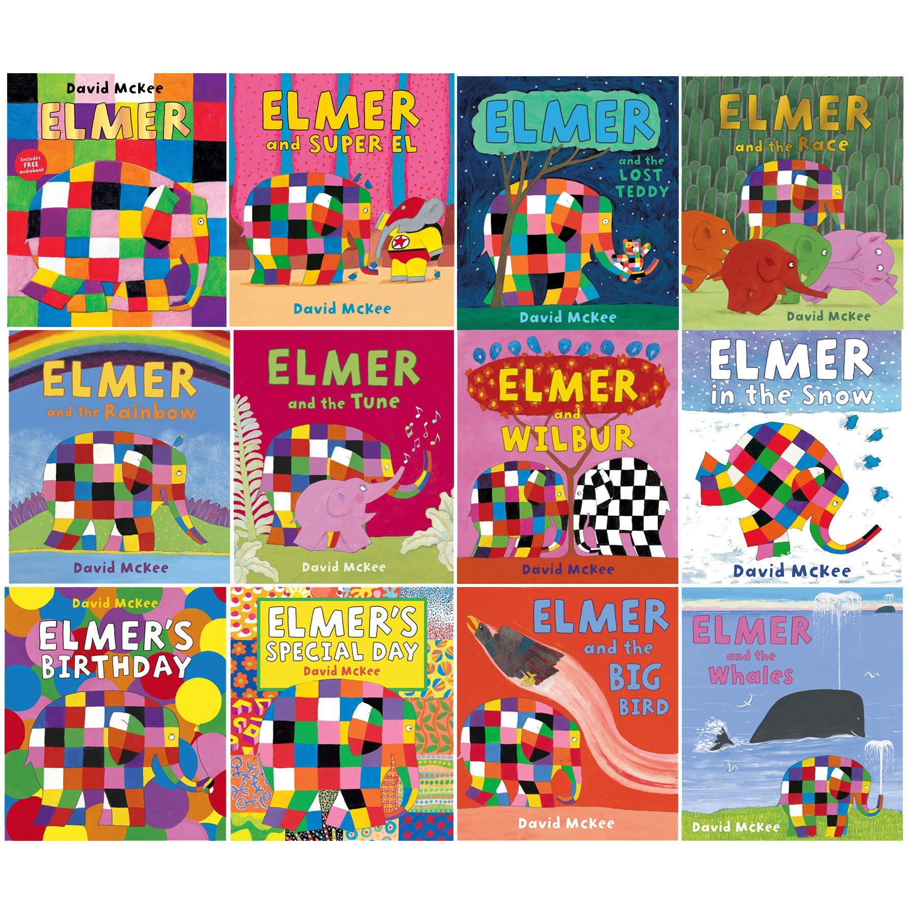 Elmer 12 Picture Book Set (12冊合售) | 誠品線上