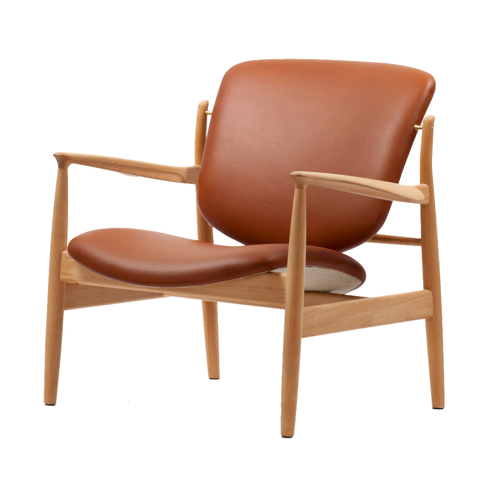 北歐櫥窗 House of Finn Juhl France Chair 法蘭西扶手椅(橡木 干邑棕)