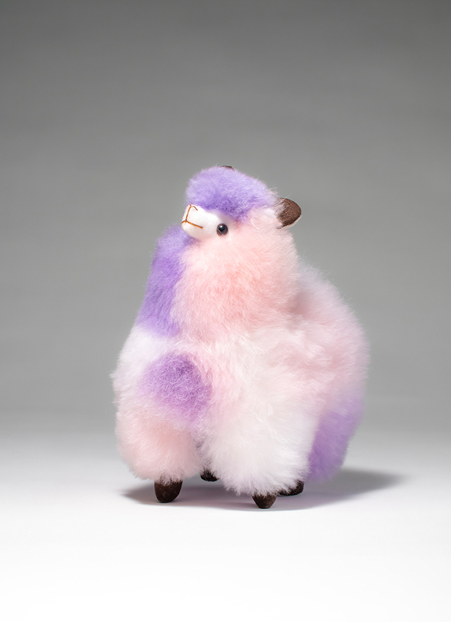 ST.MALO秘魯工匠手工原生羊駝毛Blossom繁花羊駝/ 20cm/ 嫣粉蔓