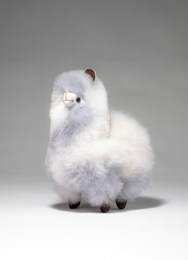 ST.MALO秘魯工匠手工原生羊駝毛Blossom繁花羊駝/ 20cm/ 海銀葵