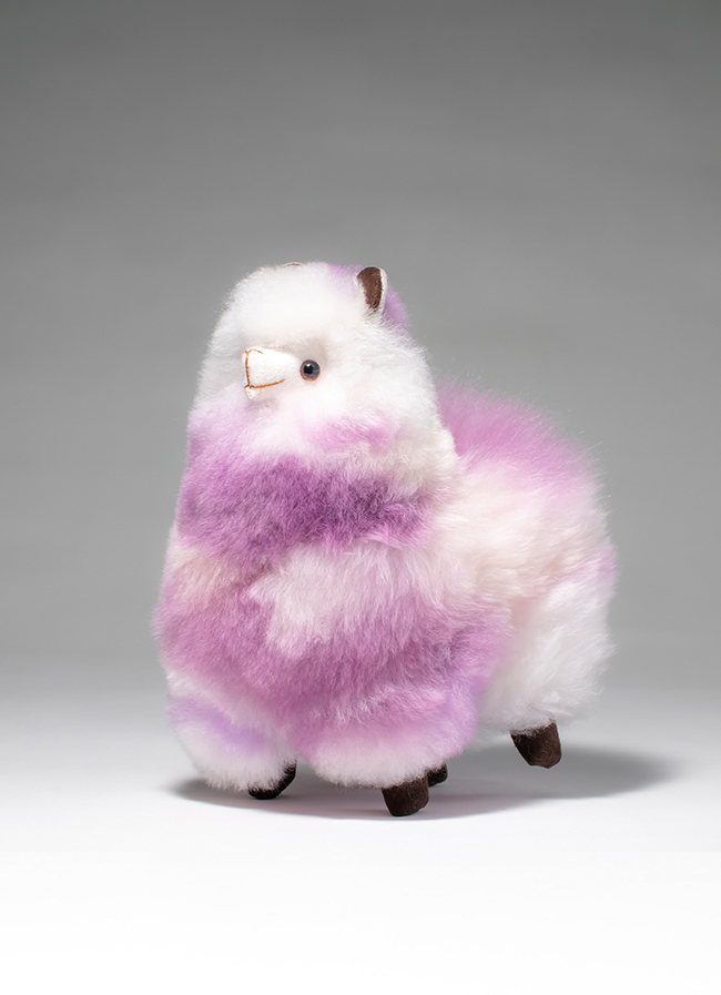 ST.MALO秘魯工匠手工原生羊駝毛Blossom繁花羊駝/ 20cm/ 紫露草