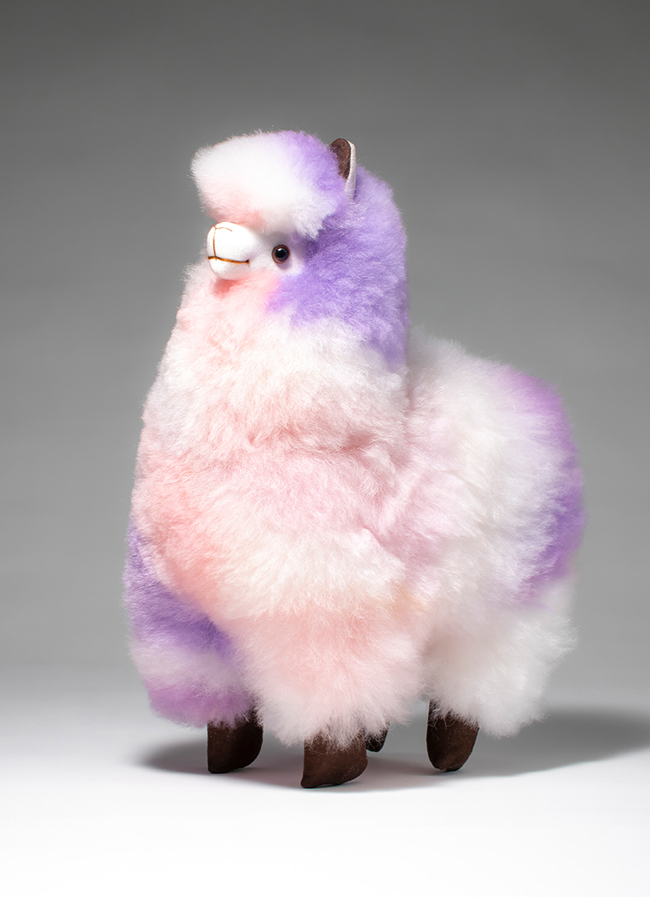 ST.MALO秘魯工匠手工原生羊駝毛Blossom繁花羊駝/ 32cm/ 嫣粉蔓