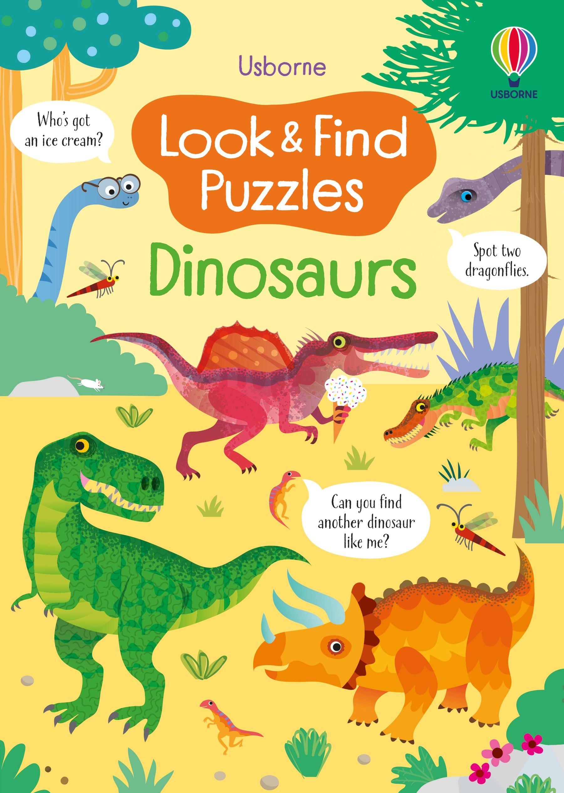 Look and find puzzles dinosaurs 