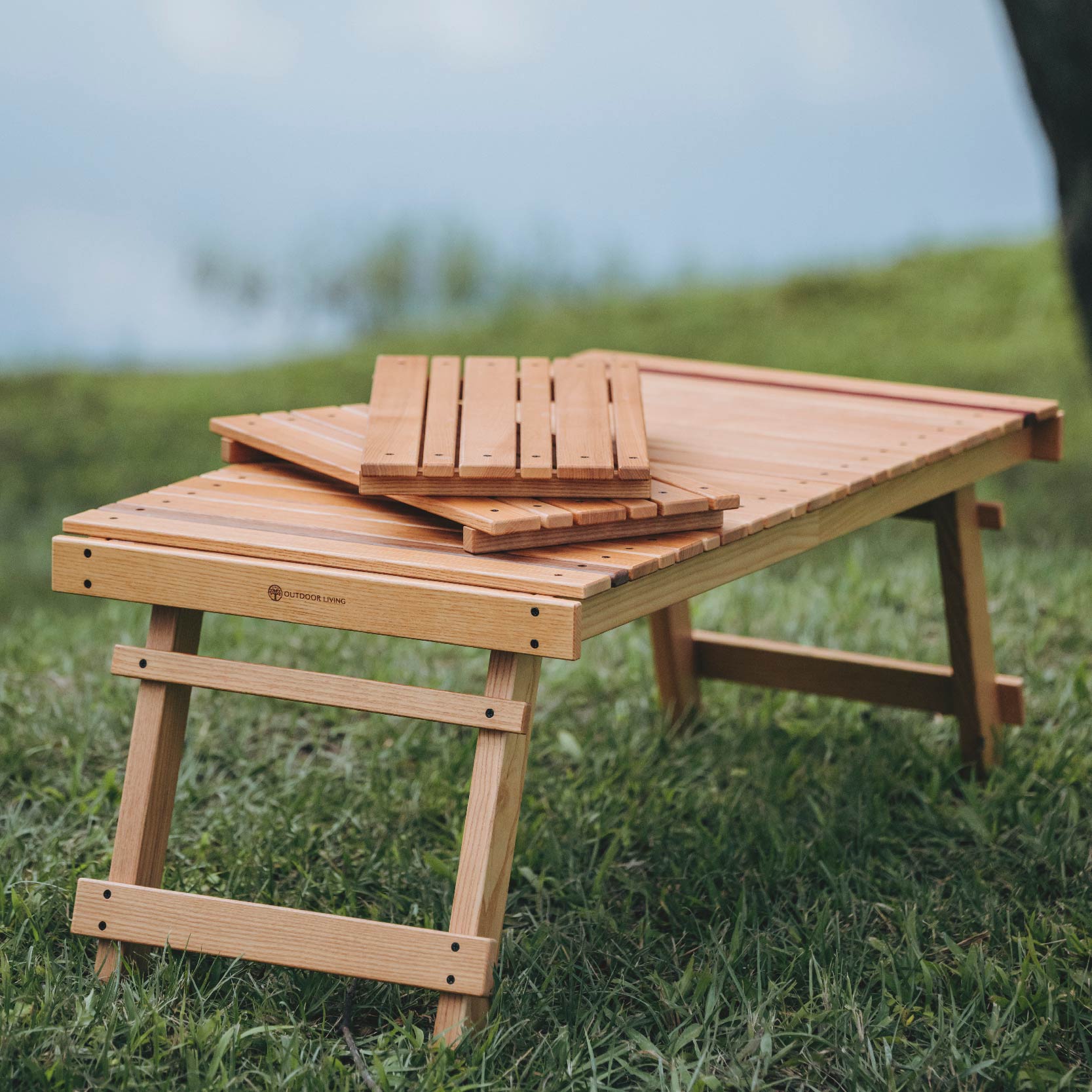 Outdoor Living野趣 胭脂系列-經典款1400延伸木桌