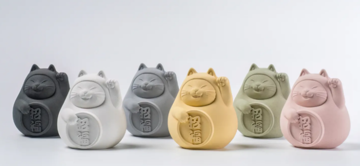 氺の尼 泥研製所 | 金運招福貓